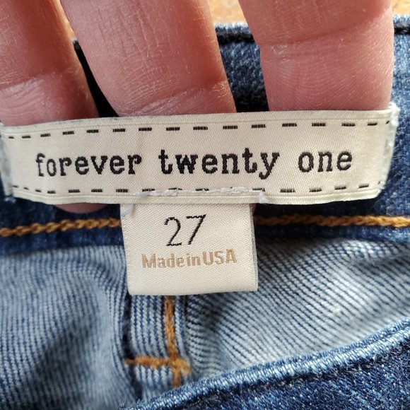 Forever 21 Medium Wash Skinny Jeans Size 27 - Picture 5 of 11